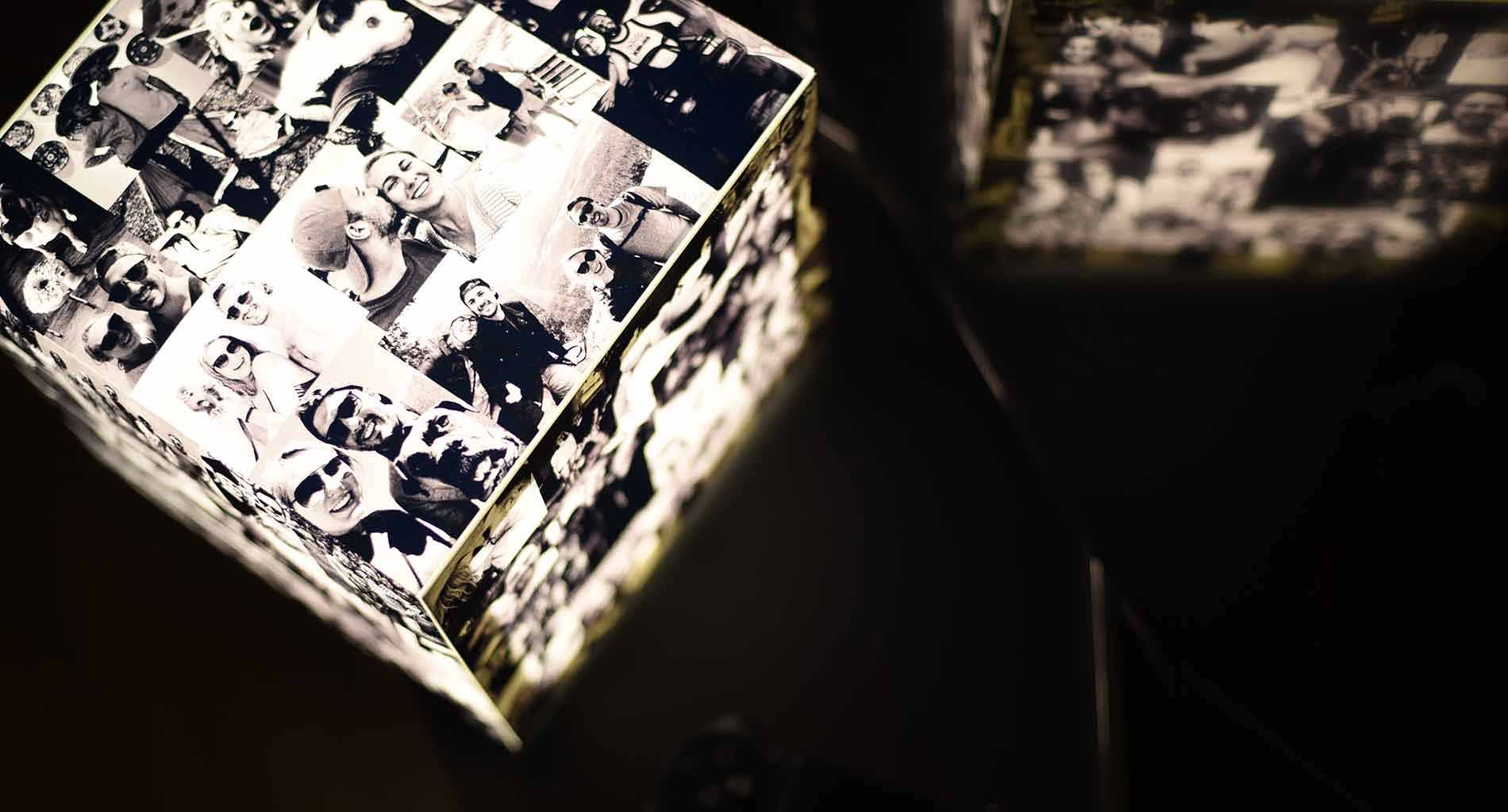 custom lamp black and white small size