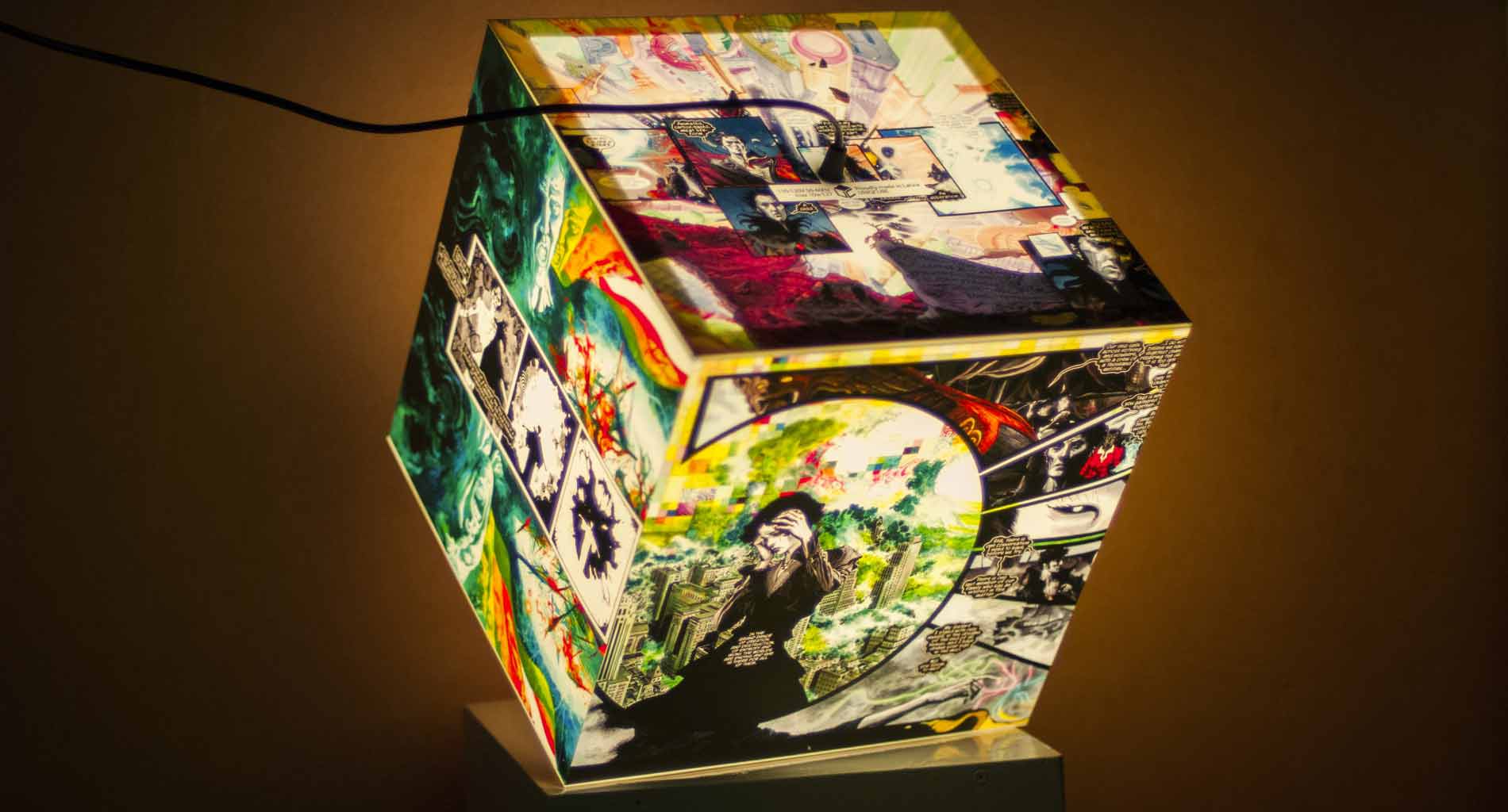 custom lamp sandman comics