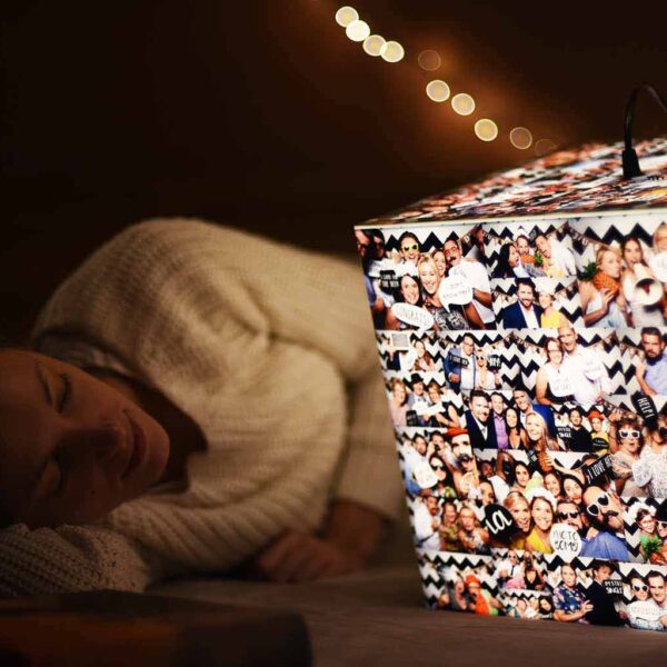 personalized photo lamp girl