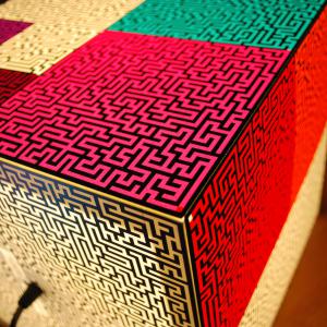 Your only way ambient light cube lamp Your only way ambient light cube lamp. The huge maze on each of the sides