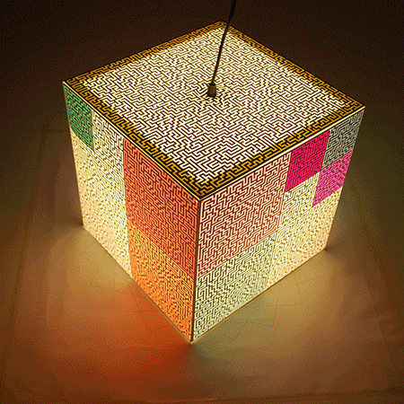 You can use this mood lamp to solve 6 different mazes