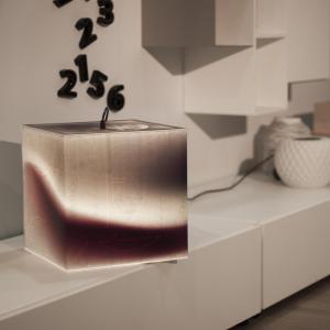 Light up your night ambient light cube lamp on a shelf Light up your night ambient light cube lamp on a shelf. Will fit as a beautiful bedroom lighting