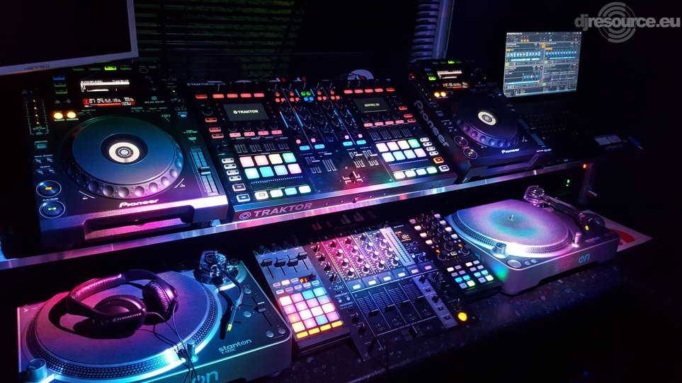 DJ booths are illuminated but it wouldn't hurt to add some more promotional lighting.