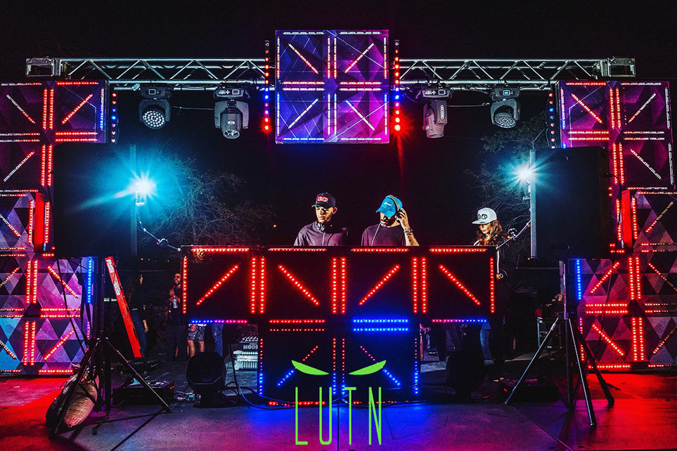 LED lights can be used in countless of ways making one DJ booth seem like hundred different DJ booths.