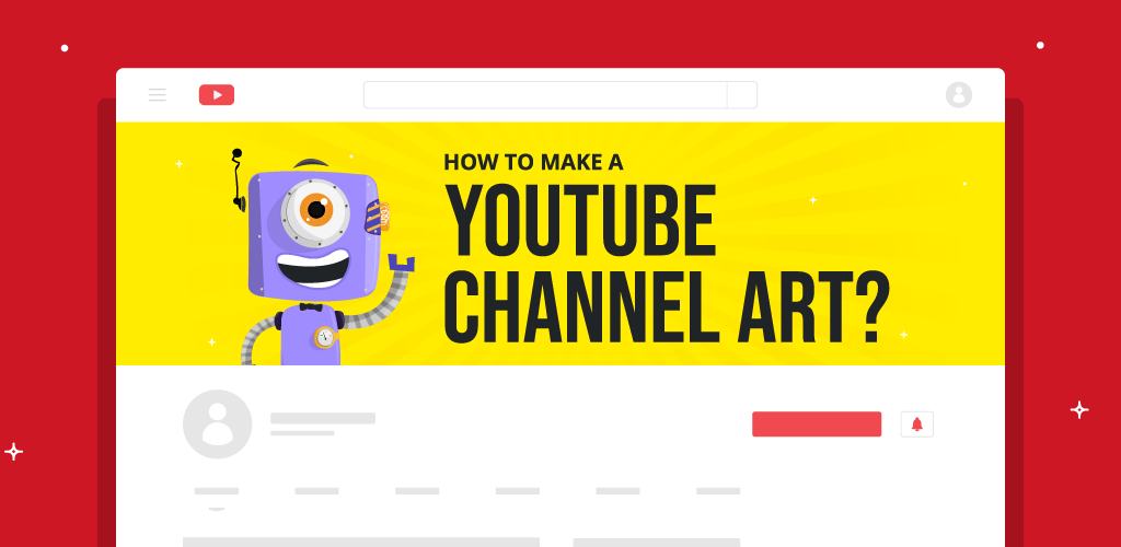 how to make youtube channel art? youtube artwork banner channel page