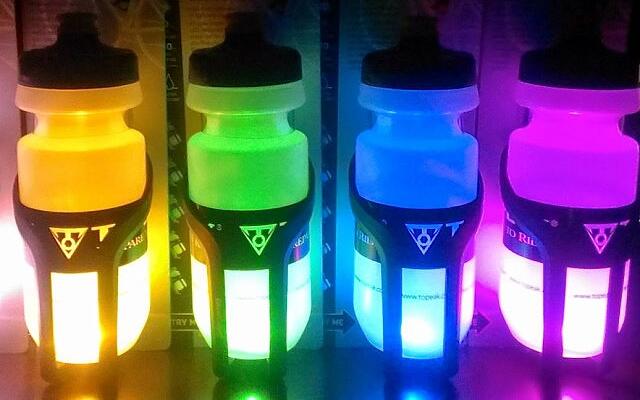 Customized light up water bottles